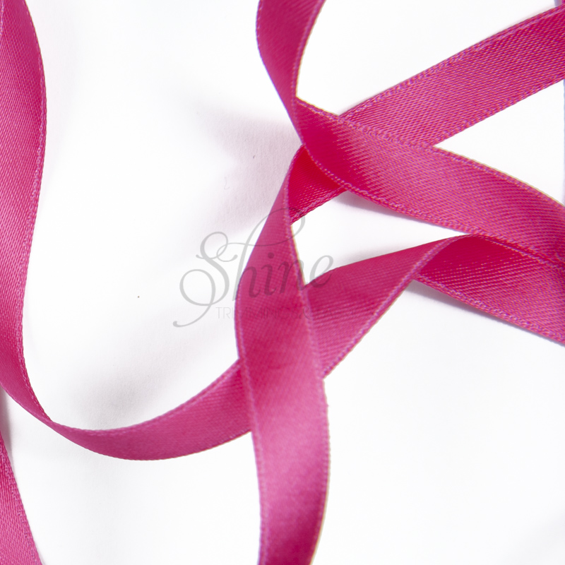 Satin Ribbon Hot Pink  Shine Trimmings & Fabrics